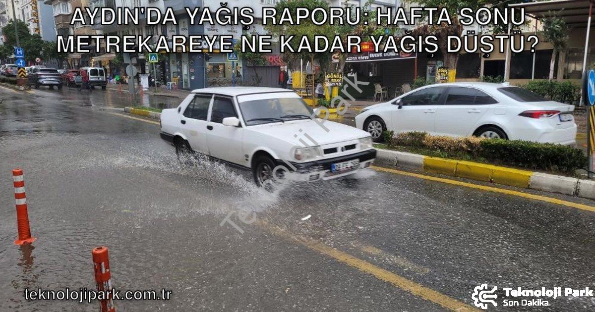 "Aydın'da Yağış Raporu: Hafta Sonu Metrekareye Ne Kadar Yağış Düştü?" başlıklı haber için fotorealis