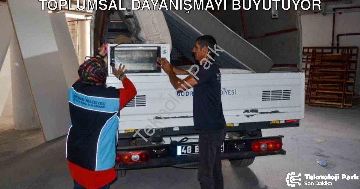 "Bodrum Belediyesi Atma Paylaş Projesi ile Toplumsal Dayanışmayı Büyütüyor" başlıklı haber için foto